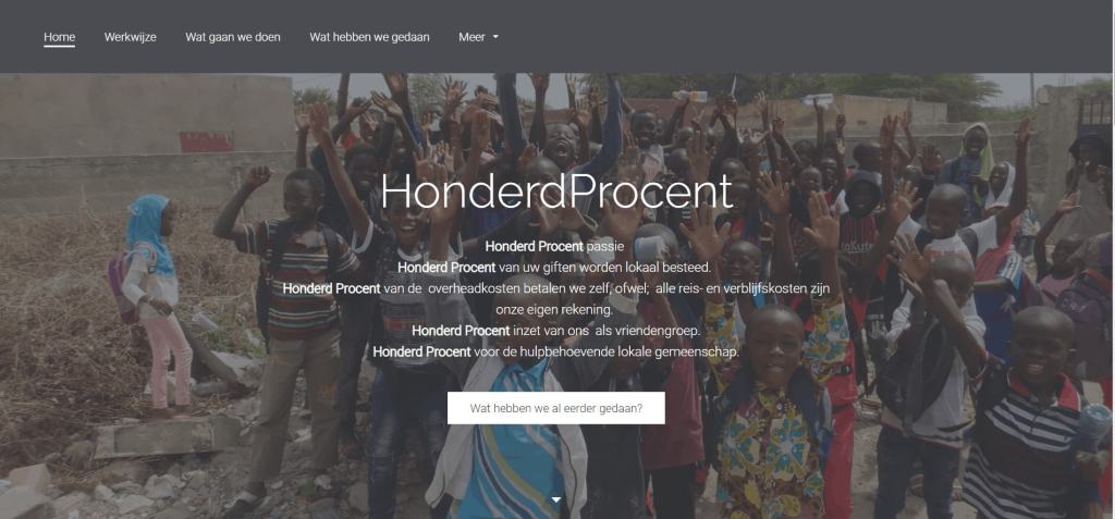 Non-profit website