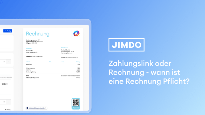 Zahlungslink oder Rechnung – wann ist eine Rechnung Pflicht?