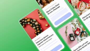 Weihnachtsangebote für Selbstständige mit Jimdo Flows – Beispiel für saisonale Aktionen